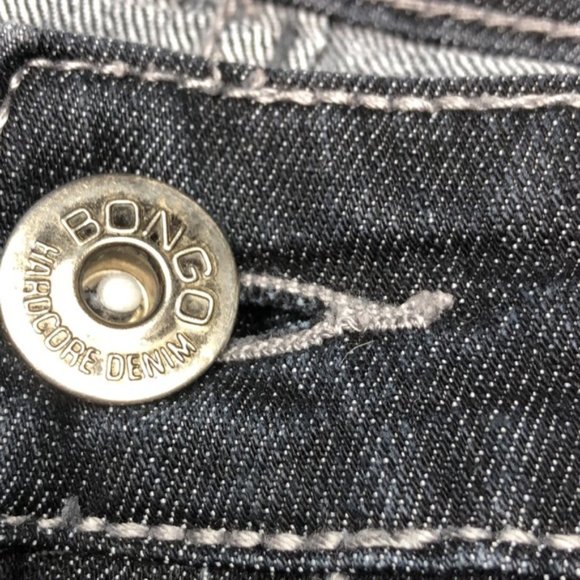 VINTAGE BONGO BLACKWASH SLIM STRAIGHT JEANS 7/29x32 😎 - Picture 4 of 13